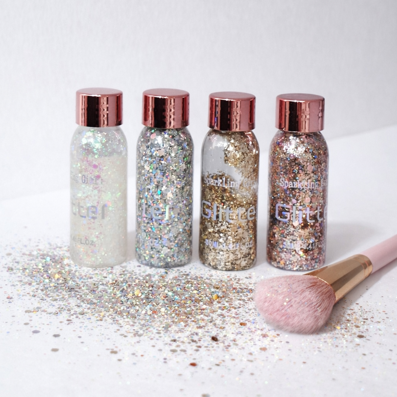 گیلیتر صورت-رشت مانتو پاتریس