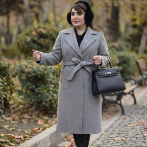 پالتو فوتر یقه امریکایی - مانتو پاتریس رشت