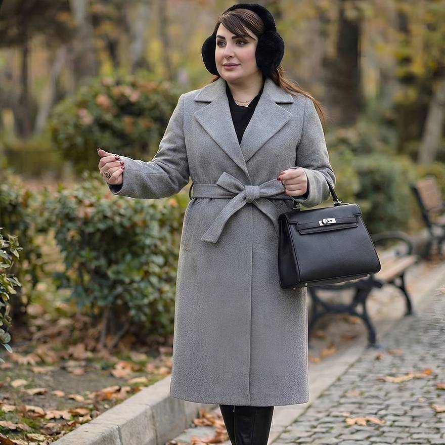 پالتو فوتر یقه امریکایی - مانتو پاتریس رشت